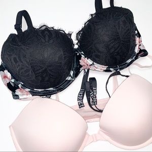 NWOT Victoria Secret PINK | Bra Bundle of 2 | 36D